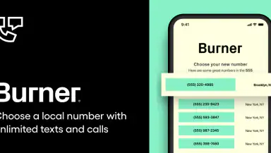 Burner: Second Phone Number header