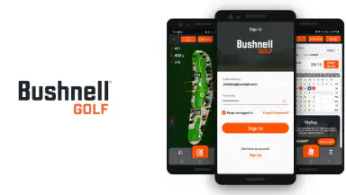 Bushnell Golf Mobile header