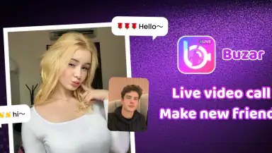 Buzar: Live Video Chat header