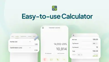 Calculator Launcher header