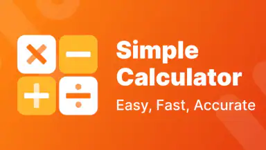 Calculator: Simple Calculator header