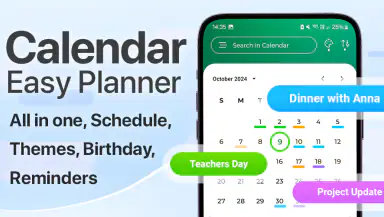 Calendar - Easy Planner header