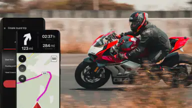 calimoto — Motorcycle GPS header