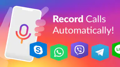 Call Recorder - Cube ACR header