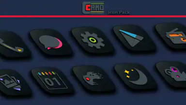 Camo Dark Icon Pack header