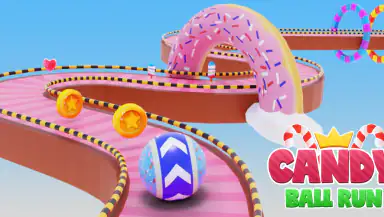 Candy Ball Run - Rolling Games header