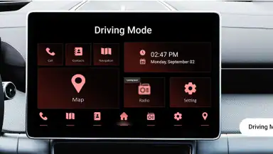Car Connect & dashboard header