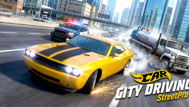 Car Driving City: StreetPro header