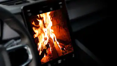 Car Fireplace header