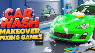 Car Wash Makeover Fixing Games header