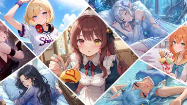 Cards of Waifu: Collect & Duel header