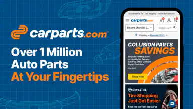 CarParts.com header