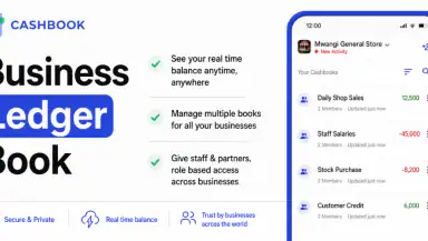 CashBook - Balance & Expense header