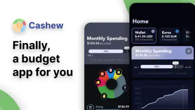 Cashew—Expense Budget Tracker header