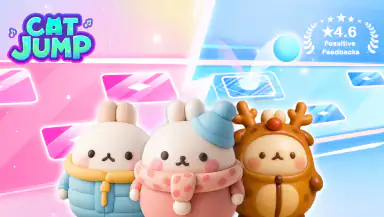 Cat Jump: Cute Pet Music Game header