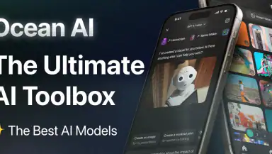 Chat & Ask Anything - Ocean AI header