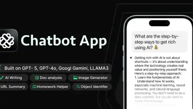 Chatbot App - AI Assistant header