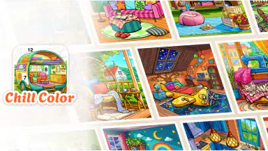 Chill Color - Paint by Number header