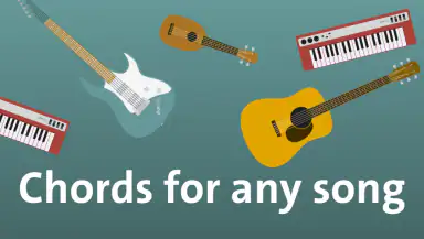 Chordify: Song Chords & Tuner header