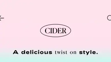 CIDER - Clothing & Fashion header