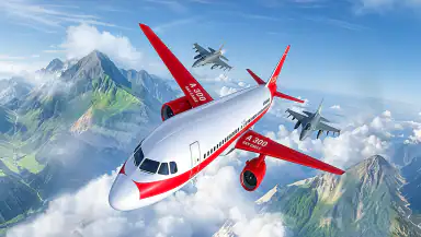City Airplane Flight Games 3D header