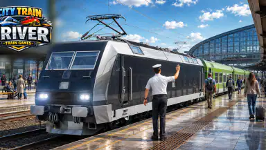 City Train Driver- Train Games header