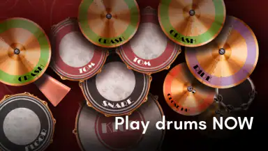 Classic Drum: play drums header