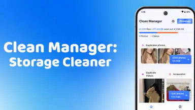Clean Manager: Storage Cleaner header