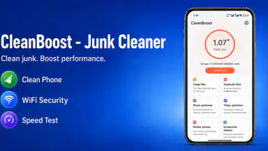 CleanBoost - Junk Cleaner header