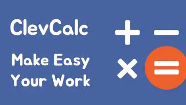 ClevCalc - Calculator header