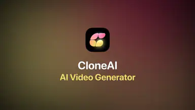 CloneAI AI Video Generator header