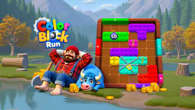 Color Block Run - Puzzle Game header