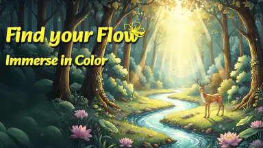 Color Flow - Color by Number header
