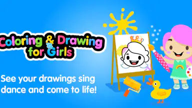 Coloring and Drawing For Girls header