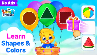 Colors & Shapes: Coloring game header