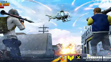 Commando Gun Shooting Games 3D header