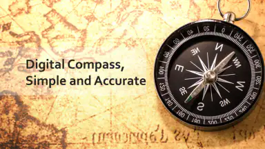 Compass app - Accurate Compass header