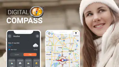 Compass360: Smart Compass tool header