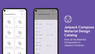 Compose Material Catalog header