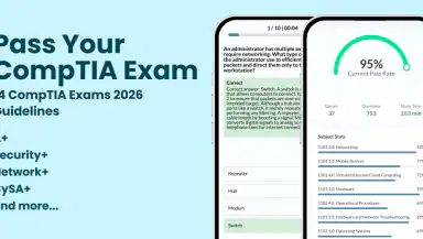 COMPTIA EXAM PREP 2026 header