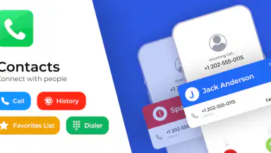 Contacts - Caller ID & Spam header