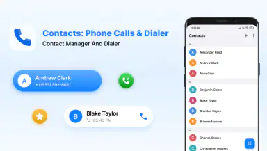 Contacts: Phone Calls, Dialer header