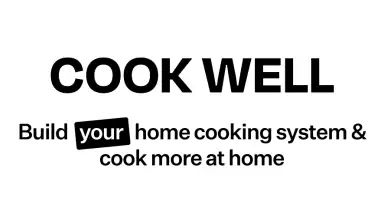 Cook Well - Cook More at Home header