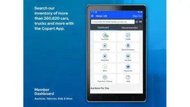 Copart - Online Auto Auctions header