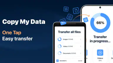 Copy My Data: Transfer Content header