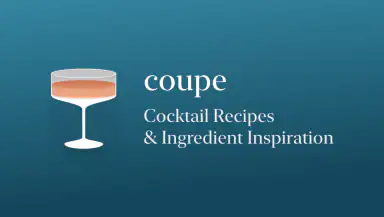 Coupe - cocktail recipes header