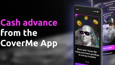 CoverMe - Instant Cash Advance header