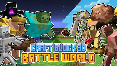 Craft Block 3D: Battle World header