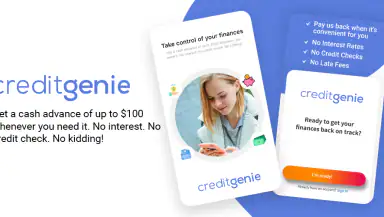 Credit Genie: Get Cash Advance header
