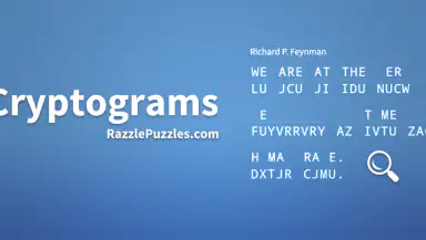 Cryptogram · Cryptoquote Game header